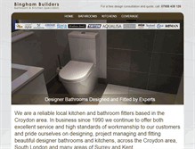 Tablet Screenshot of binghambuilders.info